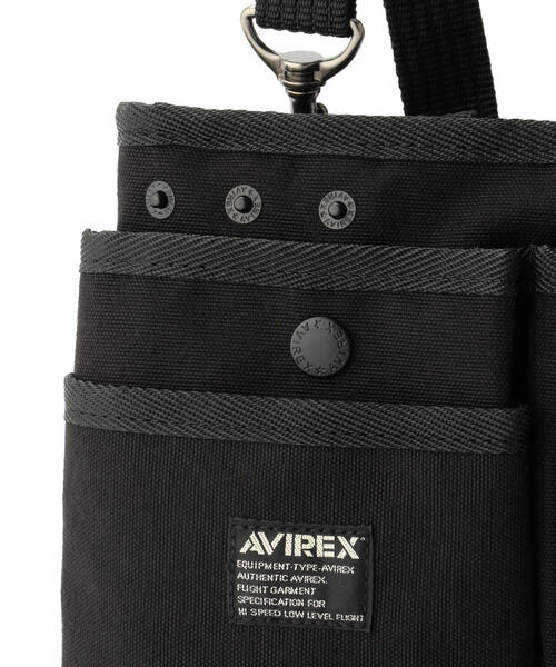 AVIREX（アヴィレックス）の「EAGLE POLYESTER WAIST BAG /イーグル ポリエステル ウエストバッグ / AVIREX / アヴィレックス / AVX342（ボディバッグ/ウエストポーチ・メンズ・カーキ/ブラック/ベージュ/その他3・F）」の20枚目の写真