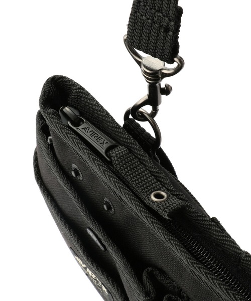 AVIREX（アヴィレックス）の「EAGLE POLYESTER WAIST BAG /イーグル ポリエステル ウエストバッグ / AVIREX / アヴィレックス / AVX342（ボディバッグ/ウエストポーチ・メンズ・カーキ/ブラック/ベージュ/その他3・F）」の7枚目の写真