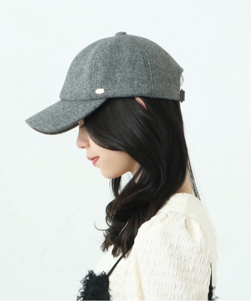 polka polka（ポルカポルカ）の「polka polka / ポルカポルカ フェルトキャップ SDI（キャップ・レディース・ベージュ/ブラック/グレー・FREE）」の8枚目の写真