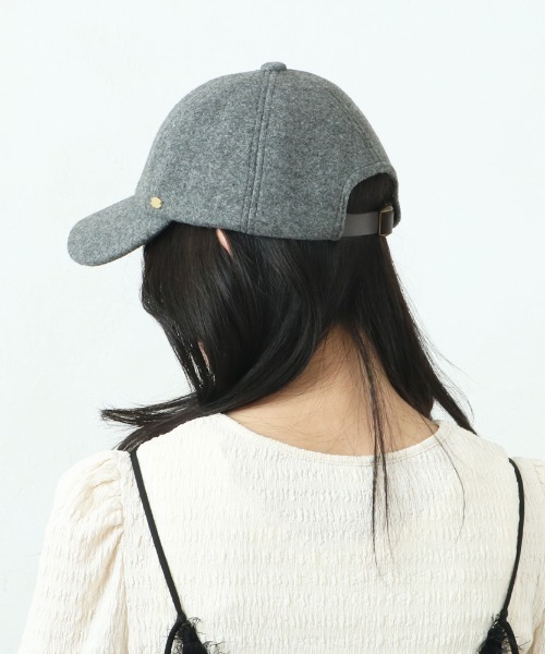 polka polka（ポルカポルカ）の「polka polka / ポルカポルカ フェルトキャップ SDI（キャップ・レディース・ベージュ/ブラック/グレー・FREE）」の7枚目の写真