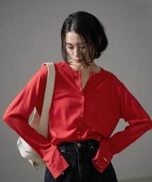 SALON adam et rope' | ウォッシャブルウールクルーネックカーディガン(カーディガン/ボレロ)
