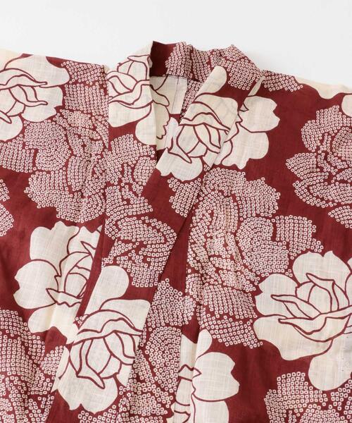 URBAN RESEARCH ROSSO WOMEN(アーバンリサーチ ロッソ)の「『別注』浴衣 薔薇疋田(浴衣・レディース・レッド・FREE)」の4枚目の写真