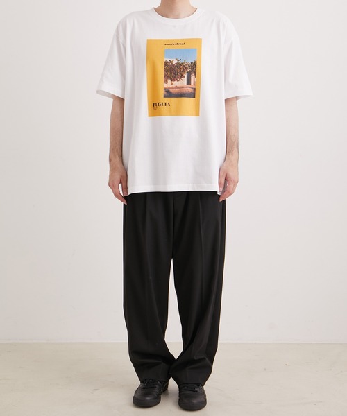 ADAM ET ROPE'(アダムエロペ)の「【A Week Abroad for ADAM ET ROPE'】TRAVEL T-SHIRT(Tシャツ/カットソー・メンズ・オレンジ/ブルー/ブラック・L/M/XL)」の20枚目の写真