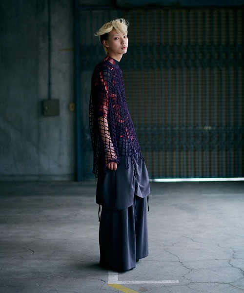 HARE（ハレ）の「【UNDERGROUND MODE】スパイダーニット(HARE)（Tシャツ/カットソー・メンズ・ブラック/パープル・FREE）」の19枚目の写真