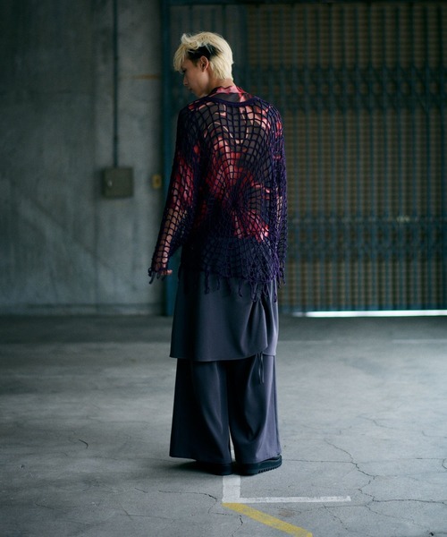 HARE（ハレ）の「【UNDERGROUND MODE】スパイダーニット(HARE)（Tシャツ/カットソー・メンズ・ブラック/パープル・FREE）」の21枚目の写真