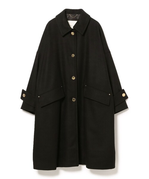 Mackintosh(マッキントッシュ)の「MACKINTOSH / HUMBIE ロングコート(ステンカラーコート・レディース・ブラック・6/8)」の2枚目の写真