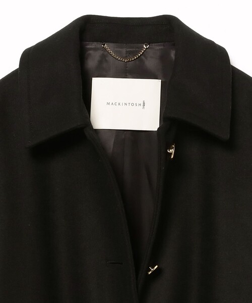 Mackintosh(マッキントッシュ)の「MACKINTOSH / HUMBIE ロングコート(ステンカラーコート・レディース・ブラック・6/8)」の3枚目の写真