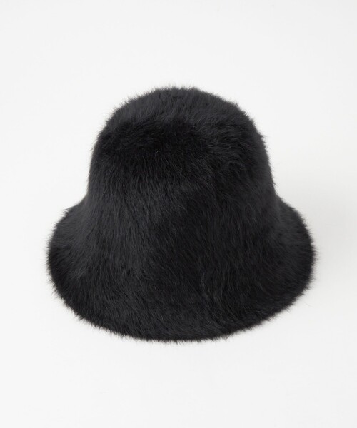 green label relaxing（グリーンレーベルリラクシング）の「ヘアリーミックス ハット③ クローシュ / クロシェ / 帽子（ハット・レディース・ブラウン/ライトグレー/ブラック/オフホワイト/ダークグレー・FREE）」の21枚目の写真