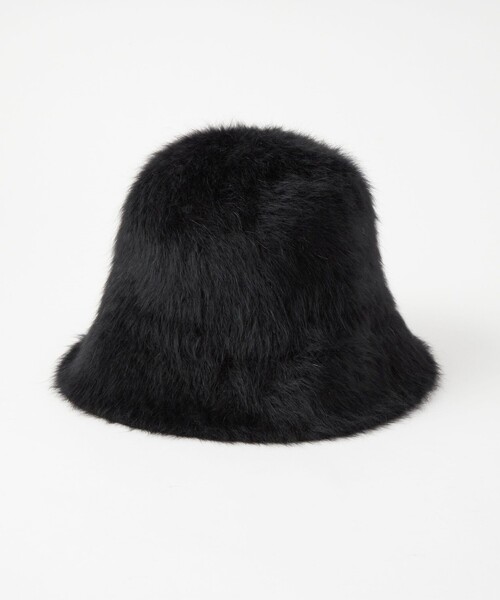 green label relaxing（グリーンレーベルリラクシング）の「ヘアリーミックス ハット③ クローシュ / クロシェ / 帽子（ハット・レディース・ブラウン/ライトグレー/ブラック/オフホワイト/ダークグレー・FREE）」の20枚目の写真