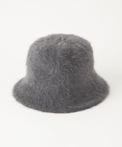 green label relaxing（グリーンレーベルリラクシング）の「ヘアリーミックス ハット③ クローシュ / クロシェ / 帽子（ハット・レディース・ブラウン/ライトグレー/ブラック/オフホワイト/ダークグレー・FREE）」の18枚目の写真