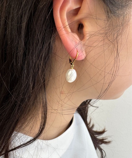 Rechic(リシック)の「Pearl pierce(ピアス(両耳用)・レディース・シルバー/ゴールド・FREE)」の7枚目の写真