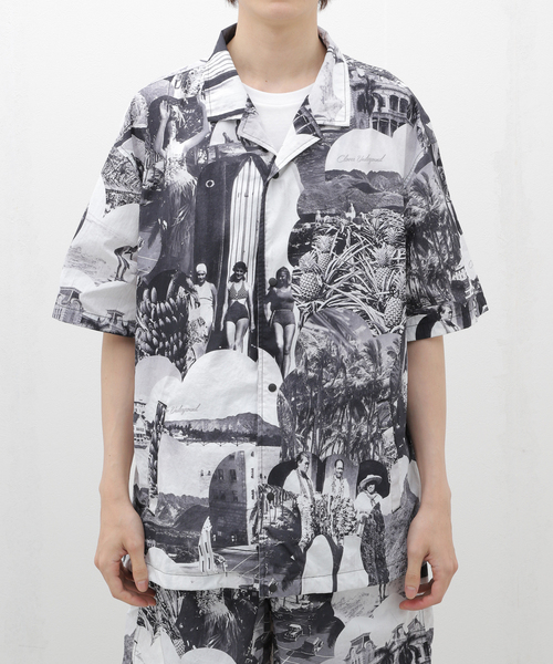 Cloveru(クローバル)の「Cloveru / クローバル URBAN 2WAY PICTURE SHIRTS(シャツ/ブラウス・メンズ・ブラック系その他・LARGE/MEDIUM)」の1枚目の写真