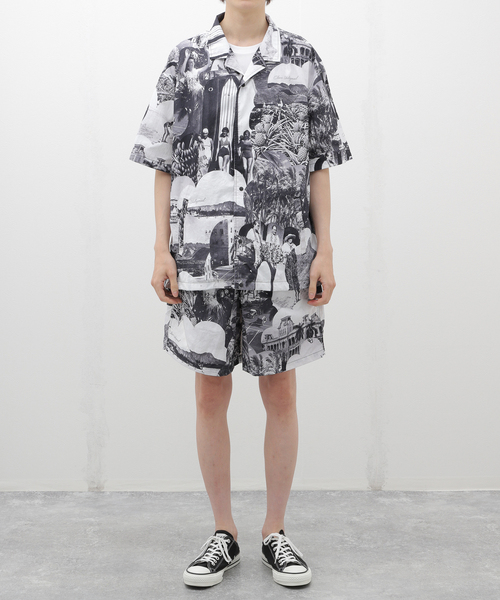 Cloveru(クローバル)の「Cloveru / クローバル URBAN 2WAY PICTURE SHIRTS(シャツ/ブラウス・メンズ・ブラック系その他・LARGE/MEDIUM)」の2枚目の写真