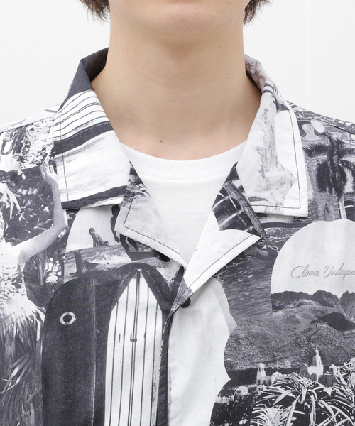 Cloveru(クローバル)の「Cloveru / クローバル URBAN 2WAY PICTURE SHIRTS(シャツ/ブラウス・メンズ・ブラック系その他・LARGE/MEDIUM)」の6枚目の写真