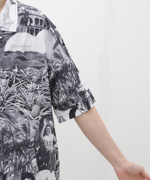 Cloveru(クローバル)の「Cloveru / クローバル URBAN 2WAY PICTURE SHIRTS(シャツ/ブラウス・メンズ・ブラック系その他・LARGE/MEDIUM)」の8枚目の写真