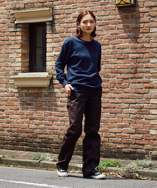 RADIALL | HOOD CITY - CREW NECK SWEATSHIRT L/S - Black