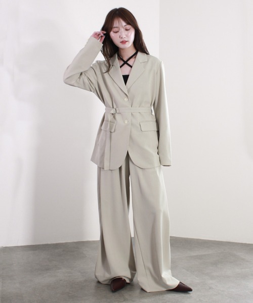 Reurie'（レウリィ）の「チョーカーキャミソール／choker camisole リボン 紐付き ノースリーブ ホルターネック ベアトップ オフショルダー マルチウェイ 韓国 バレエコア ワンホン Y2K 大人カジュアル モノトーン 黒 ブラック グレー チャコール（チューブトップ・レディース・ブラック/グレー・FREE）」の5枚目の写真