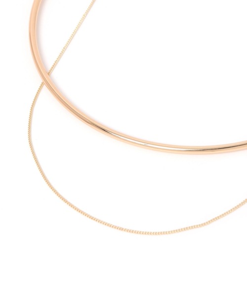 LEPSIM（レプシィム）の「２連メタルチョーカー　137903（チョーカー・レディース・ゴールド/シルバー・ONE SIZE）」の6枚目の写真