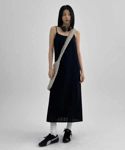 BLACKUP（ブラックアップ）の「[MADE] ファビノースリーブロングワンピース（ワンピース・レディース・クリーム/ブラック・ONESIZE）」の9枚目の写真