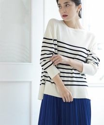 OPAQUE.CLIP | 《S-LLsize/6color》ボートネックニット／FILIVIVI・フィルビビ【洗濯機洗い可】(ニット/セーター)