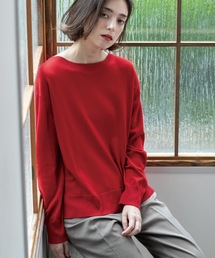 OPAQUE.CLIP（オペークドットクリップ）の「《S-LLsize/6color》ボートネックニット／FILIVIVI・フィルビビ【洗濯機洗い可】（ニット/セーター）」