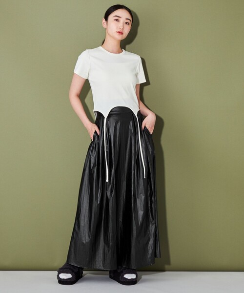 CITEN(シテン)の「<CITEN> シャイニー ボリュームスカート(スカート・レディース・シルバー/ブラック・M/S)」の10枚目の写真