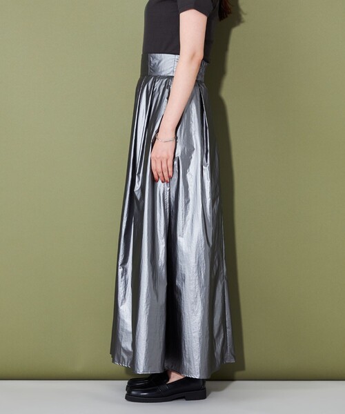 CITEN(シテン)の「<CITEN> シャイニー ボリュームスカート(スカート・レディース・シルバー/ブラック・M/S)」の14枚目の写真