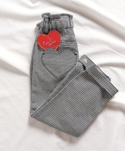 apres les cours(アプレレクール)の「ハートポケットきゅんパンツ(テーパード)(その他パンツ・キッズ・アイボリー/ブルー/ブラック/ピンク/チェック・100/90/80/110/140/130/120)」の12枚目の写真