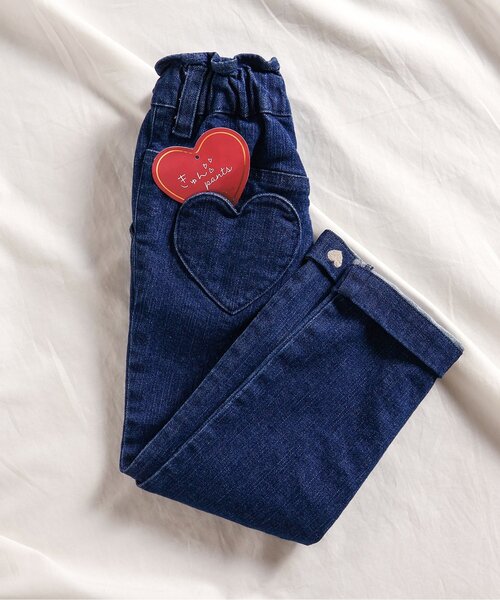 apres les cours(アプレレクール)の「ハートポケットきゅんパンツ(テーパード)(その他パンツ・キッズ・アイボリー/ブルー/ブラック/ピンク/チェック・100/90/80/110/140/130/120)」の13枚目の写真