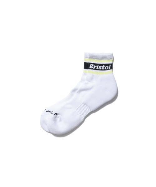 F.C.Real Bristol（エフシーレアルブリストル）の「LINE SHORT SOCKS（ソックス/靴下・メンズ・グレー/ブルー/ブラック/グリーン・MEDIUM/LARGE）」の4枚目の写真