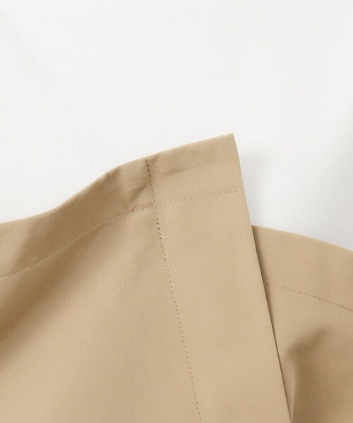 OPAQUE.CLIP（オペークドットクリップ）の「◆ベアトレンチ風ドッキングワンピース【洗濯機洗い可】（ワンピース・レディース・ベージュ系4/ネイビー系4・38/36）」の10枚目の写真