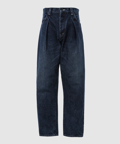 WhoWhat（フーワット）の「SELVEDGE DENIM 5P PANTS（デニムパンツ・メンズ・ブラック/インディゴブルー・M）」の2枚目の写真