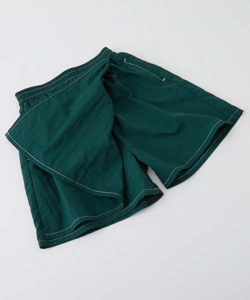 QUNTSTYLE(キュントスタイル)の「配色ステッチキュロットパンツ(その他パンツ・キッズ・ベージュ/グリーン・100/110/120/130/140/150/160)」の3枚目の写真