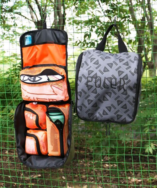 POLeR（ポーラー）の「【POLeR/ポーラー 別注】ハンギングトラベルバッグ（エコバッグ/サブバッグ・レディース・グレー/オリーブ・FREE）」の17枚目の写真