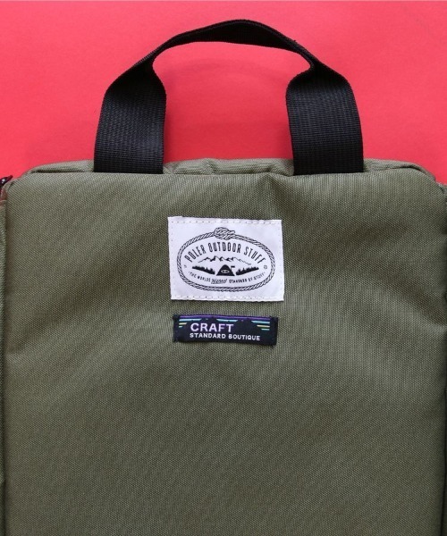 POLeR（ポーラー）の「【POLeR/ポーラー 別注】ハンギングトラベルバッグ（エコバッグ/サブバッグ・レディース・グレー/オリーブ・FREE）」の15枚目の写真