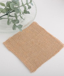 TONE SELECT GOODS（トーンセレクトグッズ）の「【float】2枚セット 麻コースター 100㎜×100㎜（ランチョンマット/テーブルウェア）」