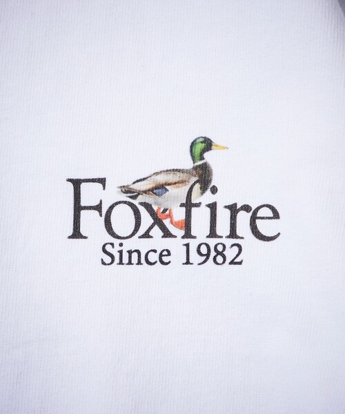 Foxfire（フォックスファイヤー）の「Foxfire/フォックスファイヤー 別注 Foxfire プリントクルーネック ロングスリーブTシャツ/カモ/バックプリント/リラックスフィット/10.5オンス（Tシャツ/カットソー・メンズ・ホワイト/チャコール/アッシュグレー・LARGE/MEDIUM）」の14枚目の写真