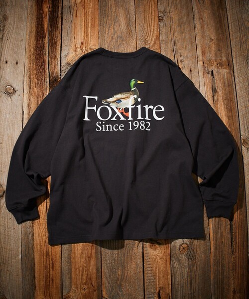 Foxfire（フォックスファイヤー）の「Foxfire/フォックスファイヤー 別注 Foxfire プリントクルーネック ロングスリーブTシャツ/カモ/バックプリント/リラックスフィット/10.5オンス（Tシャツ/カットソー・メンズ・ホワイト/チャコール/アッシュグレー・LARGE/MEDIUM）」の20枚目の写真