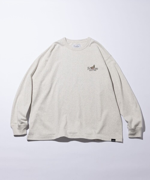 Foxfire（フォックスファイヤー）の「Foxfire/フォックスファイヤー 別注 Foxfire プリントクルーネック ロングスリーブTシャツ/カモ/バックプリント/リラックスフィット/10.5オンス（Tシャツ/カットソー・メンズ・ホワイト/チャコール/アッシュグレー・LARGE/MEDIUM）」の21枚目の写真