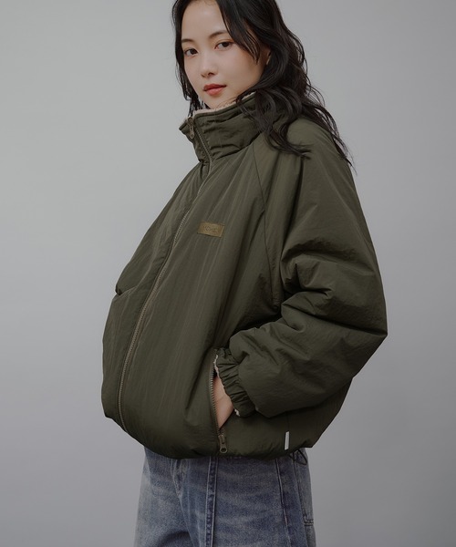 MUHET リバーシブルパディングブルゾン reversible padded blouson / リバーシブルパディングブルゾン