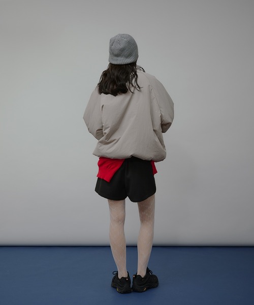 MUHET（ミュエータ）の「reversible padded blouson / リバーシブルパディングブルゾン（ブルゾン・レディース・カーキ/ライトグレー/ブラック/モカ/ベージュ・LARGE/MEDIUM/SMALL）」の17枚目の写真