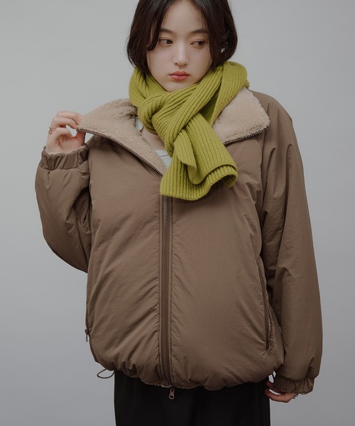 セール】reversible padded blouson / リバーシブルパディングブルゾン