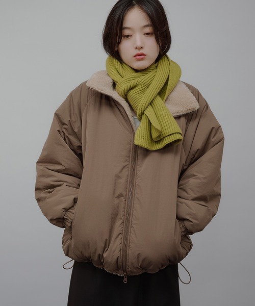 リバーシブルパディングブルゾン ミュエータ MUHET reversible padded blouson / リバーシブルパディングブルゾン