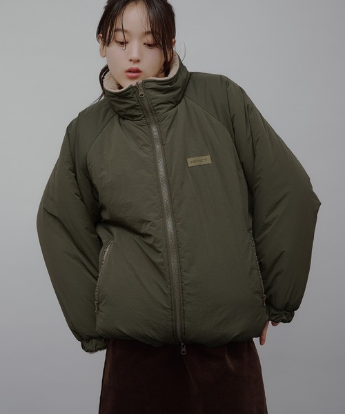 リバーシブルパディングブルゾン ミュエータ MUHET reversible padded blouson / リバーシブルパディングブルゾン