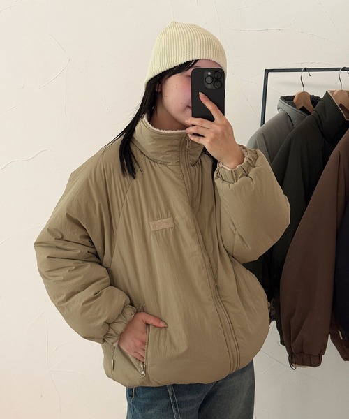 MUHET（ミュエータ）の「reversible padded blouson / リバーシブル