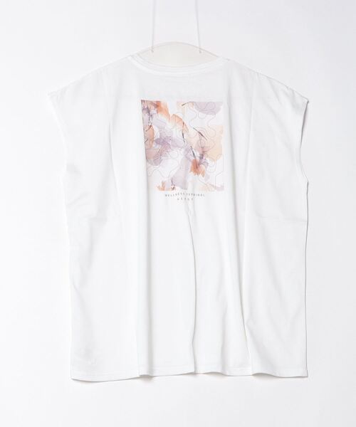 NERGY(ナージー)の「【別注】ナージージャパン NERGY フレンチスリーブTシャツ_ 限定コラボ(Tシャツ/カットソー・レディース・オフホワイト/ブラック/パープル・M/L)」の5枚目の写真