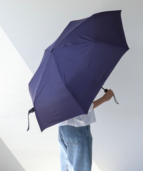 Cepica（セピカ）の「【Wpc.】UNISEX AUTOMATIC 折りたたみ傘（晴雨兼用）　　＠（折りたたみ傘・レディース・ネイビー/グリーン/オフホワイト・FREE）」の12枚目の写真