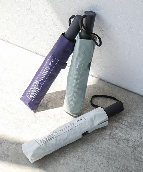 Cepica（セピカ）の「【Wpc.】UNISEX AUTOMATIC 折りたたみ傘（晴雨兼用）　　＠（折りたたみ傘・レディース・ネイビー/グリーン/オフホワイト・FREE）」の4枚目の写真