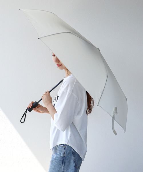 Cepica（セピカ）の「【Wpc.】UNISEX AUTOMATIC 折りたたみ傘（晴雨兼用）　　＠（折りたたみ傘・レディース・ネイビー/グリーン/オフホワイト・FREE）」の5枚目の写真