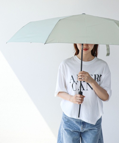 Cepica（セピカ）の「【Wpc.】UNISEX AUTOMATIC 折りたたみ傘（晴雨兼用）　　＠（折りたたみ傘・レディース・ネイビー/グリーン/オフホワイト・FREE）」の7枚目の写真